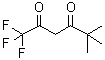 structure of CAS# 22767-90-4, Pivaloyltrifluoroacetone;5,5-Dimethyl-1,1,1-trifluorohexane-2,4-dione; 6,6,6-Trifluoro-2,2-dimethyl-3,5-hexanedione