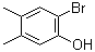 2-Bromo-4,5-dimethylphenol molecular structure (CAS 22802-39-7)