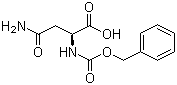 structure of CAS# 2304-96-3, N-Benzyloxycarbonyl-L-asparagine;N-alpha-CBZ-L-Asparagine; 4-Amino-2-{[(benzyloxy)carbonyl]amino}-4-oxobutanoic acid