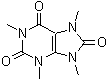 结构式 CAS# 2309-49-1, 1,3,7,9-四甲基尿酸
