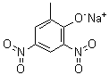 Sodium 4,6-dinitro-o-cresolate molecular structure (CAS 2312-76-7)