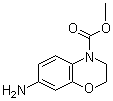 Methyl 7-amino-2,3-dihydro-4H-1,4-benzoxazine-4-carboxylate molecular structure (CAS 233775-56-9)