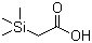 (Trimethylsilyl)acetic acid molecular structure (CAS 2345-38-2)