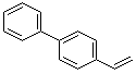 structure of CAS# 2350-89-2, 4-Ethenylbiphenyl;4-Phenylstyrene; 4-Vinyl-1,1'-biphenyl; 4-Vinylbiphenyl; 4-Vinyldiphenyl; NSC 58060; p-Phenylstyrene; p-Vinylbiphenyl