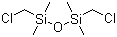 结构式 CAS# 2362-10-9, 1,3-二(氯甲基)-1,1,3,3-四甲基二硅氧烷