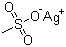 Silver mesylate molecular structure (CAS 2386-52-9)