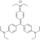 Ethyl violet molecular structure (CAS 2390-59-2)
