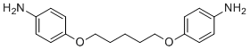 1,5-双(对氨基苯氧基)戊烷分子结构 (CAS 2391-56-2)