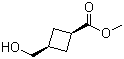 结构式 CAS# 2398-17-6, 顺式-3-羟甲基环丁烷甲酸甲酯