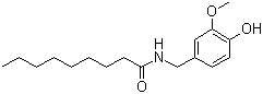 Nonivamide molecular structure (CAS 2444-46-4)