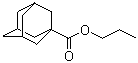 结构式 CAS# 24556-15-8, 1-金刚烷甲酸丙酯
