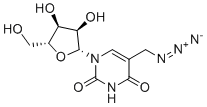 5-(叠氮基甲基)尿苷分子结构 (CAS 24751-67-5)