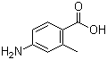 4-Amino-2-methylbenzoic acid molecular structure (CAS 2486-75-1)