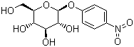 4-Nitrophenyl beta-D-glucopyranoside molecular structure (CAS 2492-87-7)