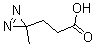 structure of CAS# 25055-86-1, 3-Methyl-3H-diazirine-3-propionic acid