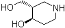 (3R,4S)-rel-4-Hydroxy-3-piperidinemethanol molecular structure (CAS 252906-75-5)