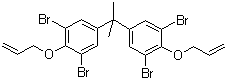 2,2',6,6'-Tetrabromobisphenol A diallyl ether molecular structure (CAS 25327-89-3)