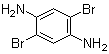 结构式 CAS# 25462-61-7, 2,5-二溴对苯二胺
