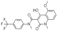 结构式 CAS# 254964-60-8, Tasquinimod
