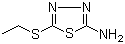 2-Amino-5-ethylthio-1,3,4-thiadiazole molecular structure (CAS 25660-70-2)