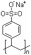 结构式 CAS# 25704-18-1, 聚苯乙烯磺酸钠