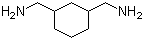 structure of CAS# 2579-20-6, 1,3-Cyclohexanebis(methylamine);1,3-BAC; 1,3-Bis(aminomethyl)cyclohexane