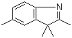 2,3,3,5-Tetramethylindolenine molecular structure (CAS 25981-82-2)