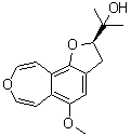 (2R)-2,3-Dihydro-5-methoxy-alpha,alpha-dimethylfuro[2,3-g][3]benzoxepin-2-methanol molecular structure (CAS 263249-77-0)