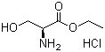 structure of CAS# 26348-61-8, Ethyl L-serinate hydrochloride;L-Serine ethyl ester hydrochloride