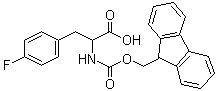 结构式 CAS# 264276-42-8, N-[芴甲氧羰基]-4-氟苯丙氨酸