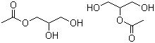 Monoacetin molecular structure (CAS 26446-35-5)