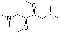 结构式 CAS# 26549-21-3, (+)-2,3-二甲氧基-1,4-双(二甲基氨基)丁烷