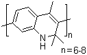structure of CAS# 26780-96-1, Poly(1,2-dihydro-2,2,4-trimethylquinoline) ;1,2-Dihydro-2,2,4-trimethylquinoline homopolymer; 1,2-Dihydro-2,2,4-trimethylquinoline oligomers; 1,2-Dihydro-2,2,4-trimethylquinoline polymer