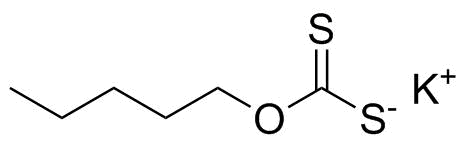 Potassium amylxanthate molecular structure (CAS 2720-73-2)