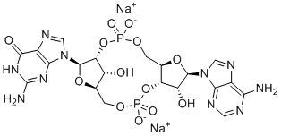 结构式 CAS# 2734858-36-5, 2',3'-cGAMP钠盐