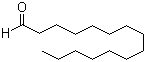 structure of CAS# 2765-11-9, Pentadecanal