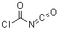 结构式 CAS# 27738-96-1, 氯甲酰基异氰酸酯