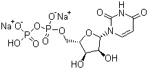 structure of CAS# 27821-45-0, Uridine-5'-diphosphoglucose disodium salt;5'-UDP-Na2