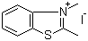2,3-Dimethylbenzothiazolium iodide molecular structure (CAS 2785-06-0)