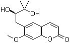 Peucedanol molecular structure (CAS 28095-18-3)