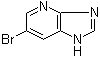 结构式 CAS# 28279-49-4, 6-溴-1H-咪唑并[4,5-b]吡啶