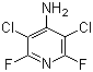structure of CAS# 2840-00-8, 4-Amino-3,5-dichloro-2,6-difluoropyridine;3,5-Dichloro-2,6-difluoro-4-pyridinamine; 3,5-Dichloro-4-amino-2,6-difluoropyridine