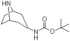 结构式 CAS# 287114-25-4, 8-氮杂双环[3.2.1]辛烷-3-基氨基甲酸叔丁酯
