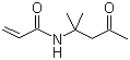 Diacetoneacrylamide molecular structure (CAS 2873-97-4)