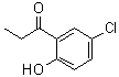5'-氯-2'-羟基苯丙酮分子结构 (CAS 2892-16-2)