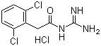 Guanfacine hydrochloride molecular structure (CAS 29110-48-3)