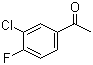 3'-Chloro-4'-fluoroacetophenone molecular structure (CAS 2923-66-2)