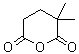 Dihydro-3,3-dimethyl-2H-pyran-2,6(3H)-dione molecular structure (CAS 2938-48-9)