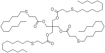 2,2-Bis[[3-(dodecylthio)-1-oxopropoxy]methyl]propane-1,3-diyl bis[3-(dodecylthio)propionate] molecular structure (CAS 29598-76-3)