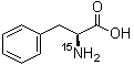L-Phenylalanine-<sup>15</sup>N molecular structure (CAS 29700-34-3)